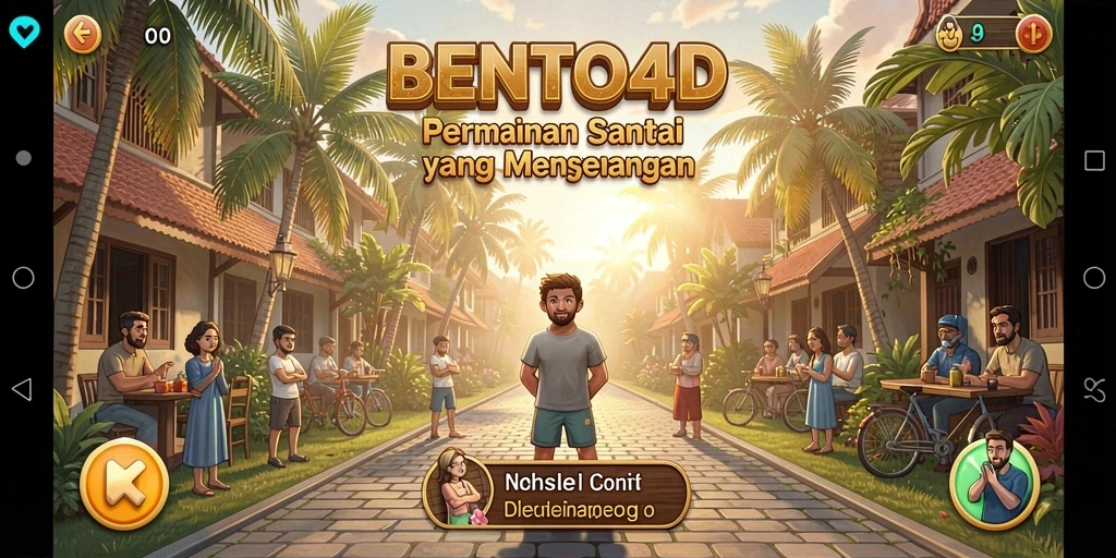 Tampilan gameplay BENTO4D yang cerah dan menarik.