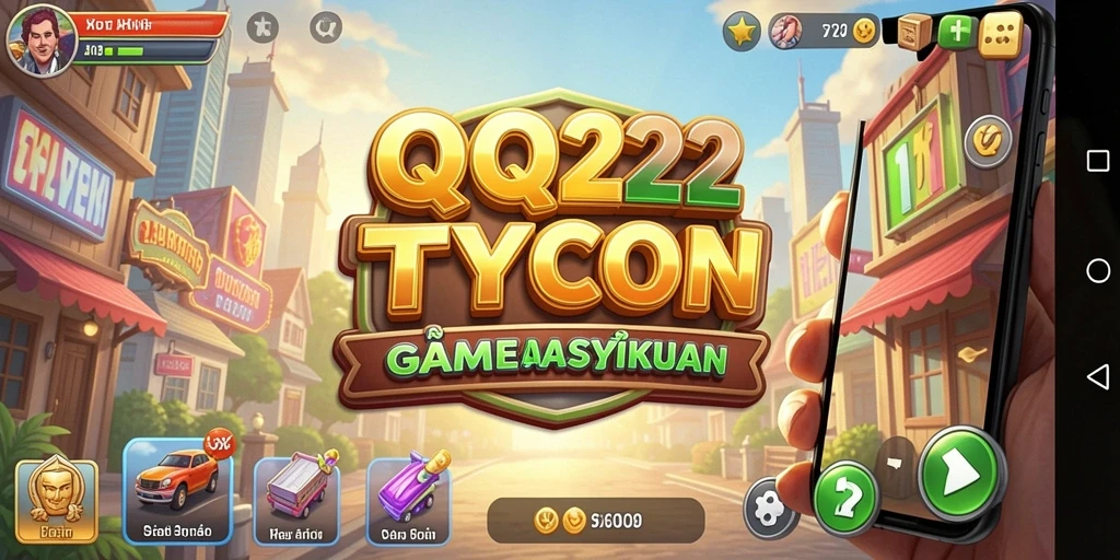 Tampilan gameplay QQ222 yang menarik dan penuh warna.