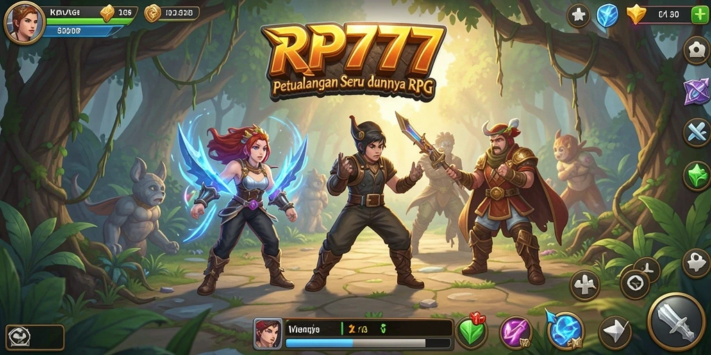 Tampilan gameplay RP777 yang mencolok dan menawan.