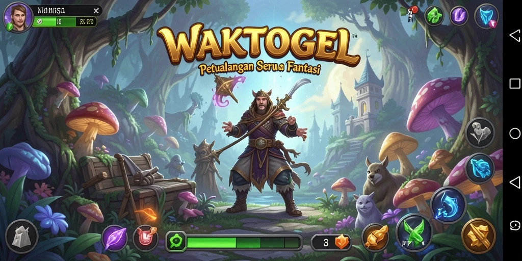 Tangkapan layar gameplay WAKTOGEL dengan aksi petualangan yang mendebarkan.